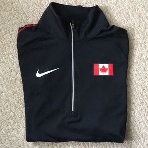 Nike half zip dri fit long sleeve